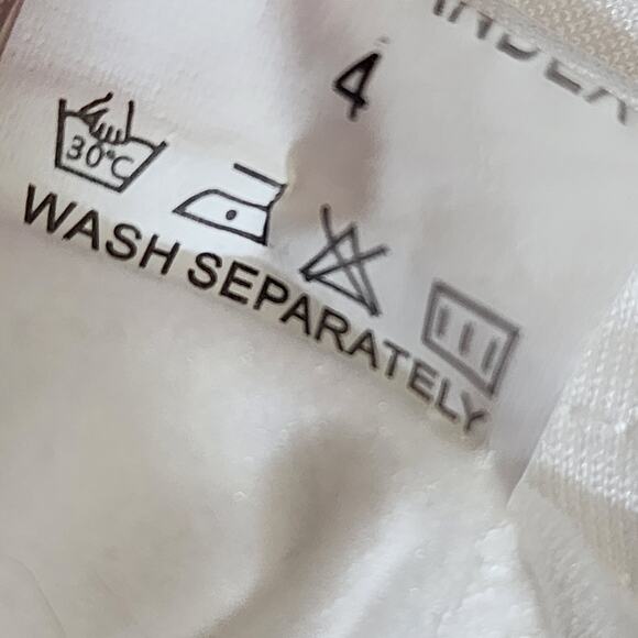 Charming Reindeer Graphic White Blouse - Picture 5 of 5